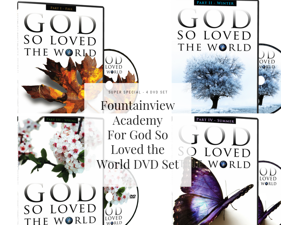 For God So Loved The World - Complete Set (4 DVD's)