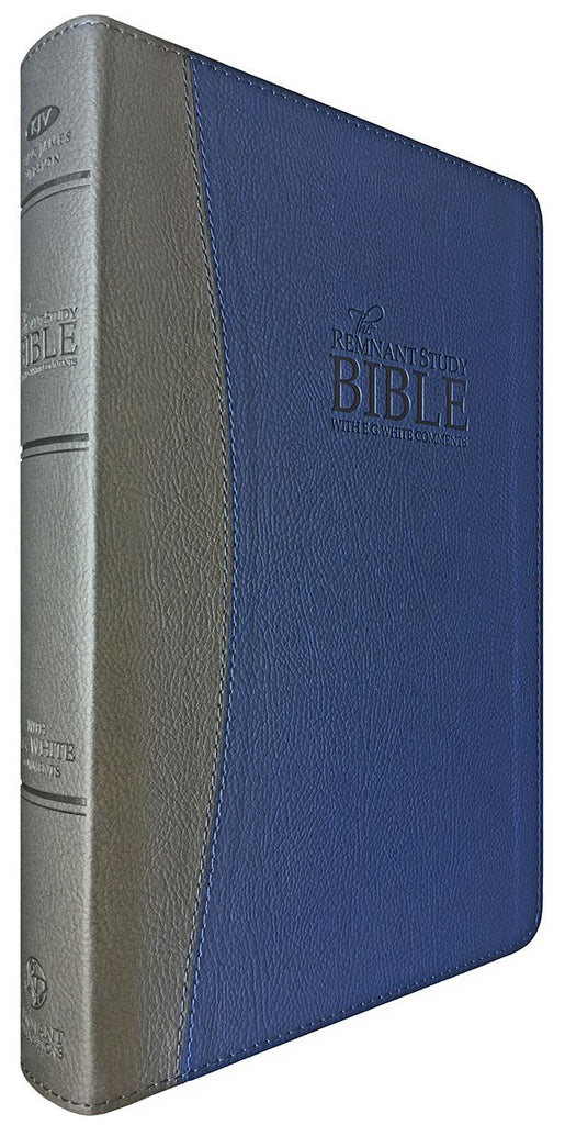 Remnant Study Bible KJV Blue/Gray Leathersoft