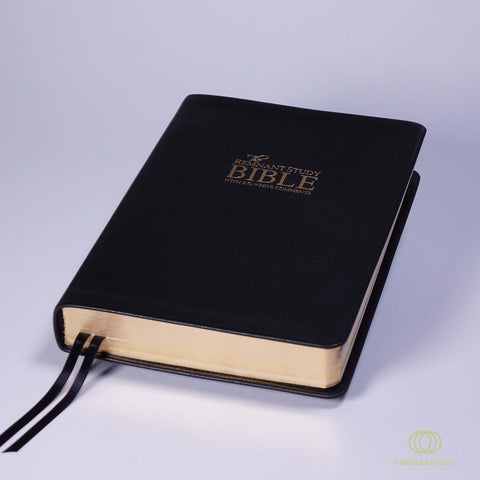 Remnant Study Bible KJV Large Print (Genuine Top-grain Leather) Black