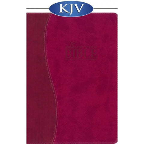 Remnant Study Bible KJV Raspberry Leather-soft