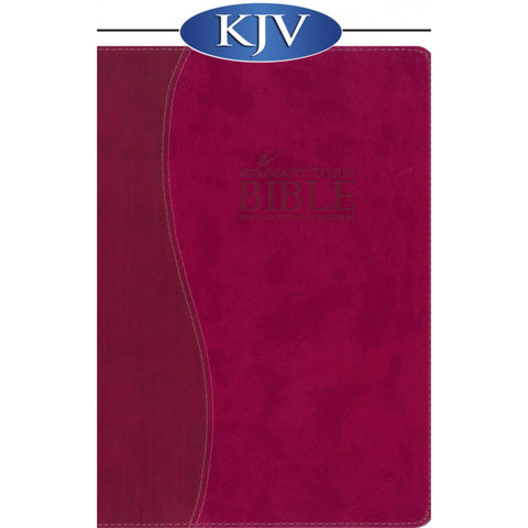 Remnant Study Bible KJV Raspberry Leather-soft